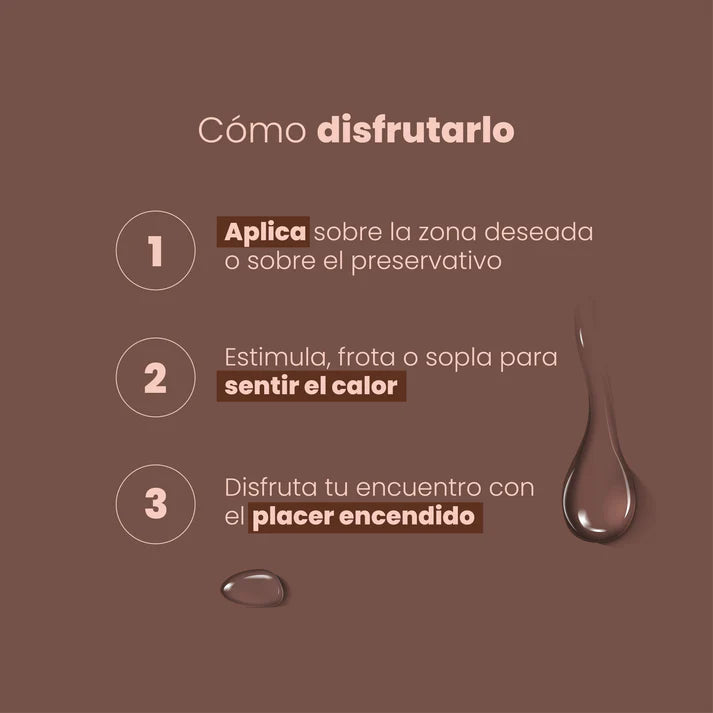 Lubricante Caliente Chocolate
