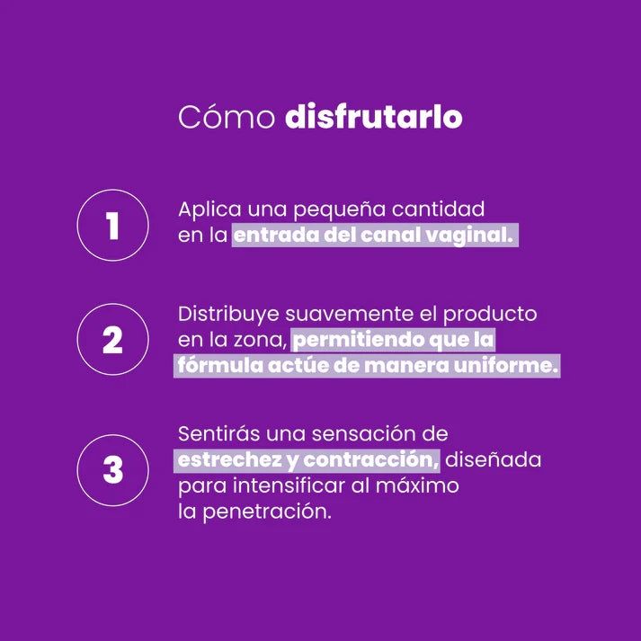 Lubricante Íntimo Estrechante x 30 ml