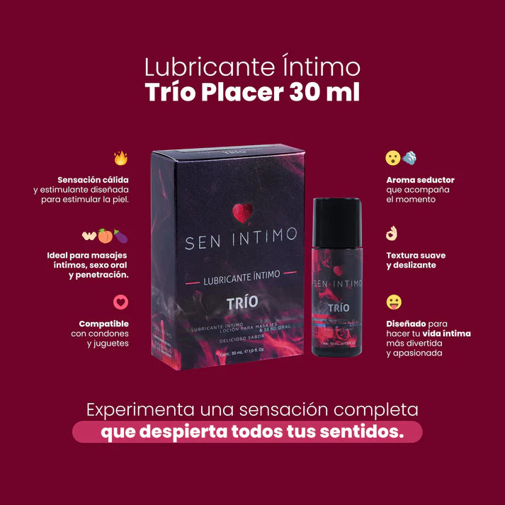 Lubricante Trio Placer X 30 Ml