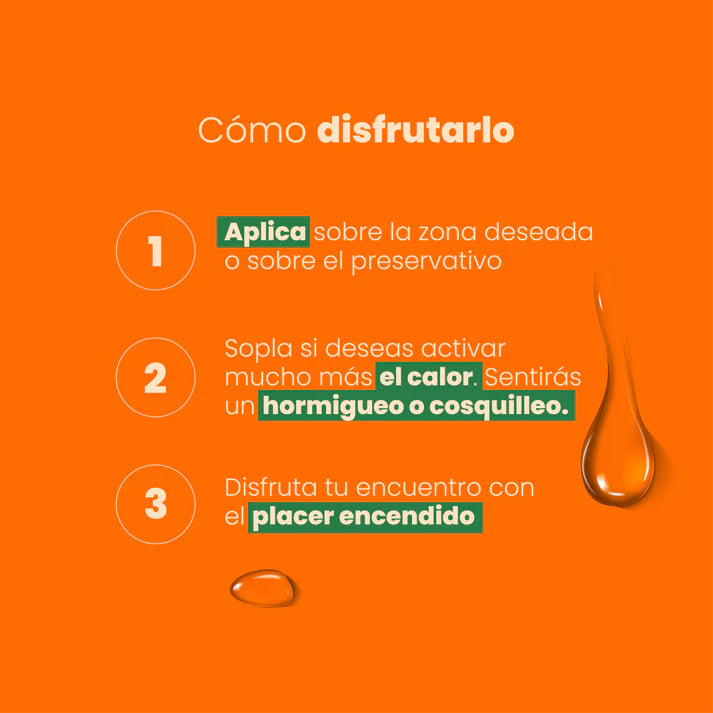 Lubricante íntimo Mango Sensación Caliente Electrizante X 30 ml
