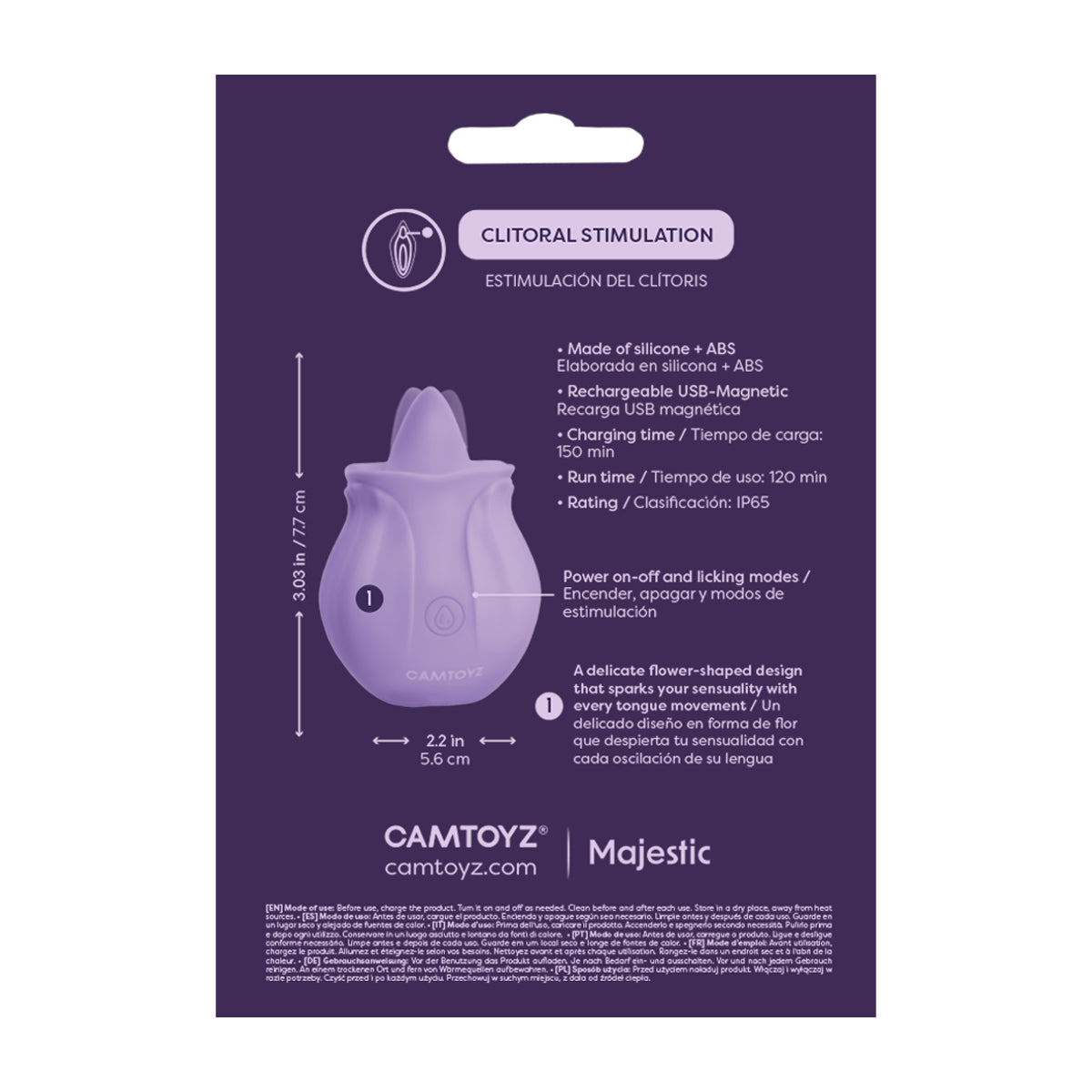 Vibrador con Lengua Juna Camtoyz