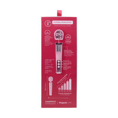 Intense vibrador Wand con App Camtoyz