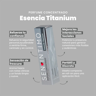 Feromona Infused Parfum Titanium x 10 Ml