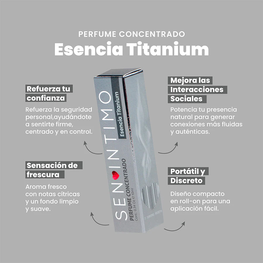 Feromona Infused Parfum Titanium x 10 Ml
