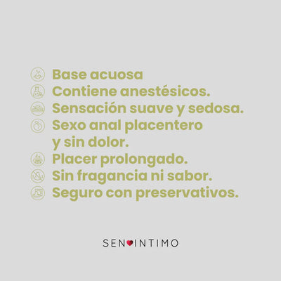Lubricante Íntimo Anal Desensibilizante x 30 ml