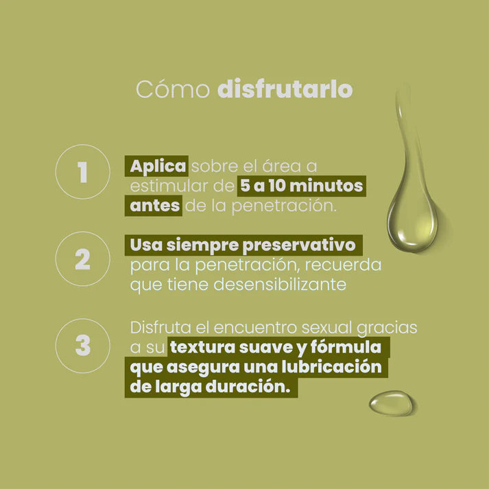 Lubricante Íntimo Anal Desensibilizante x 30 ml