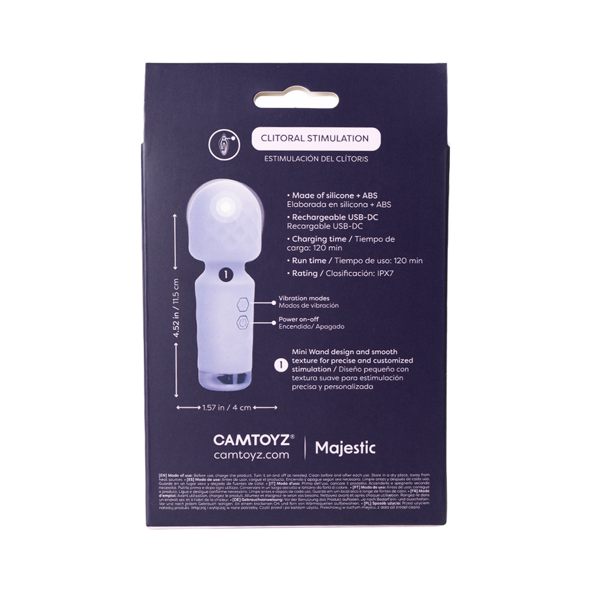 Vibrador Aselia Morado Camtoyz $33,790 IVA INCLUIDO