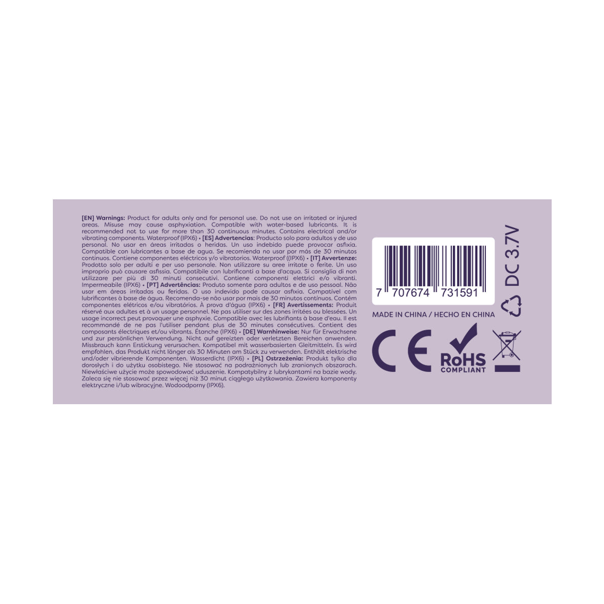 Vibrador Doble Tifany Camtoyz