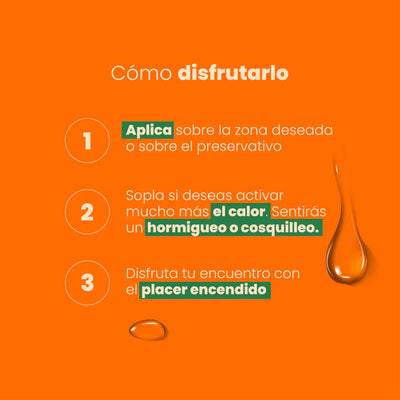 Lubricante íntimo Mango Sensación Caliente Electrizante X 30 ml