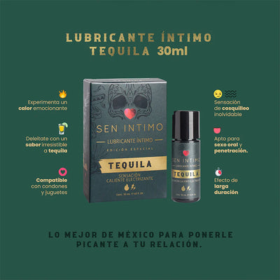 Lubricante Íntimo Tequila Sensación Caliente Electrizante x 30 ml