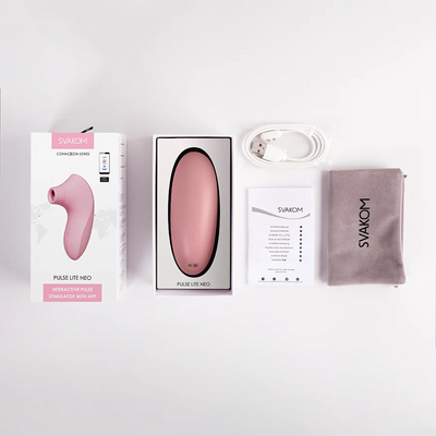Estimulador Clitorial Pulse Lite NEO Rosa Controlado por APP Global By Svakom