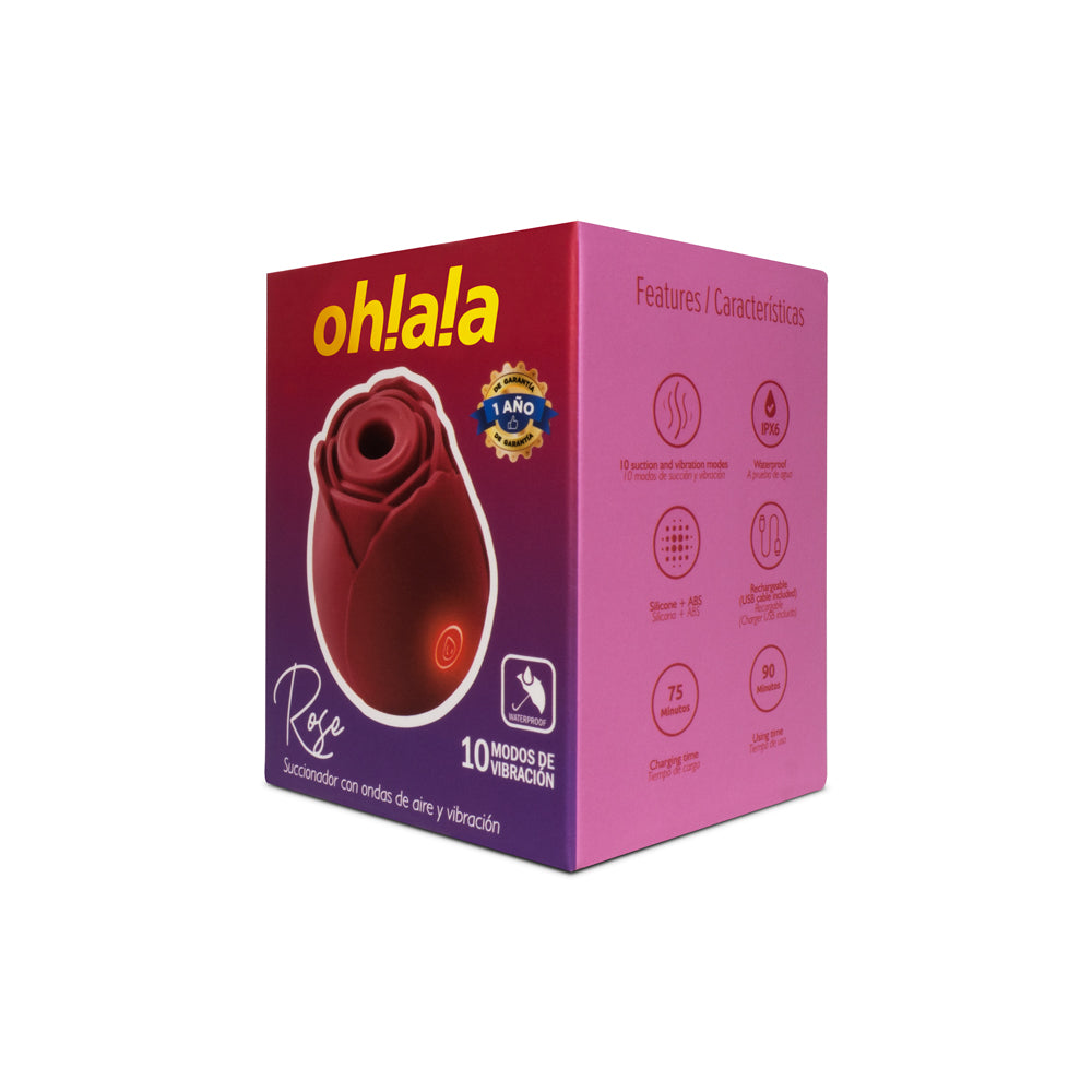 Vibrador y Succionador Ohlala Rose